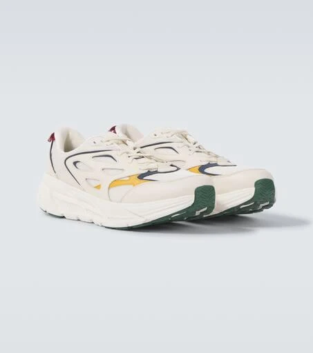 Hoka One One Clifton L leather-trimmed sneakers 5
