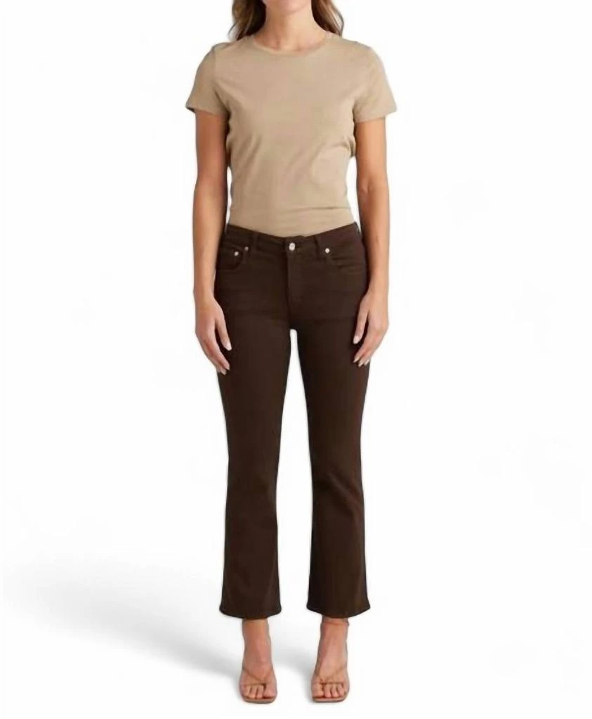 Edwin Lark Ankle Jean In Chocolate 1