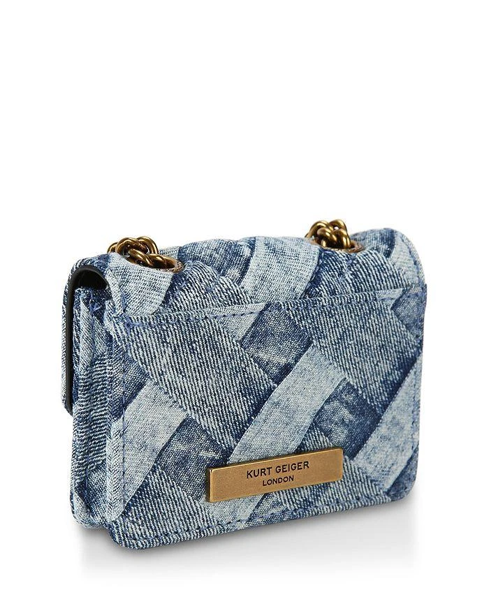 Kurt Geiger Micro Kensington Denim Crossbody Bag 5