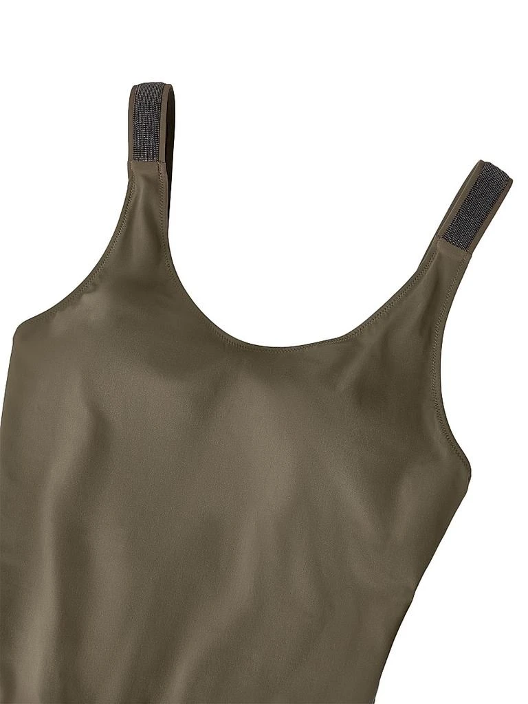 Brunello Cucinelli Techno Jersey Bathing Suit with Precious Details 4