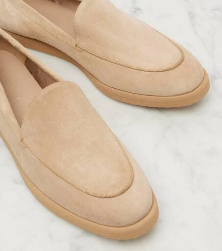 Max Mara Softymoc suede loafers 5