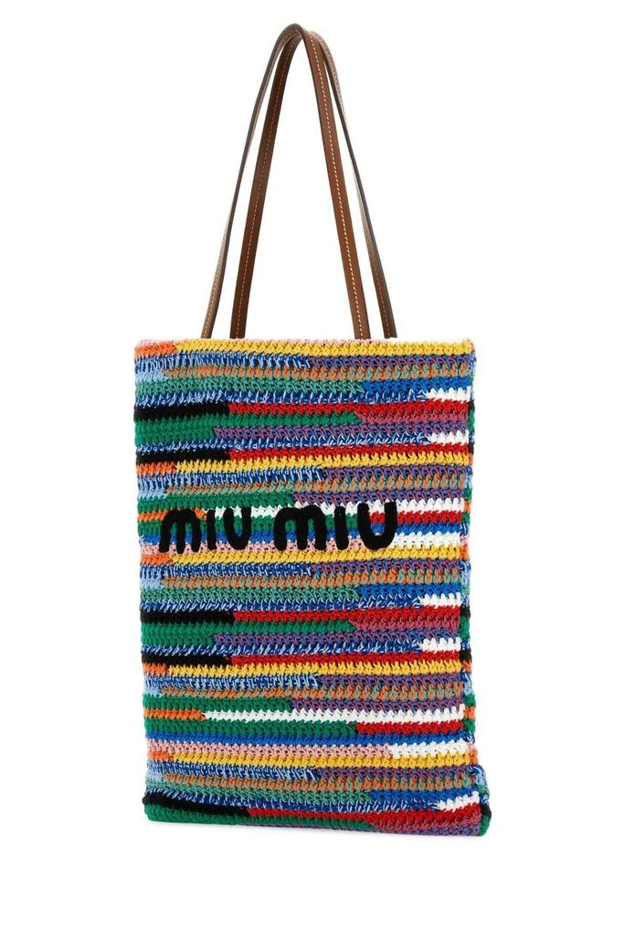 Miu Miu Miu Miu Crochet-Knitted Top Handle Bag 3