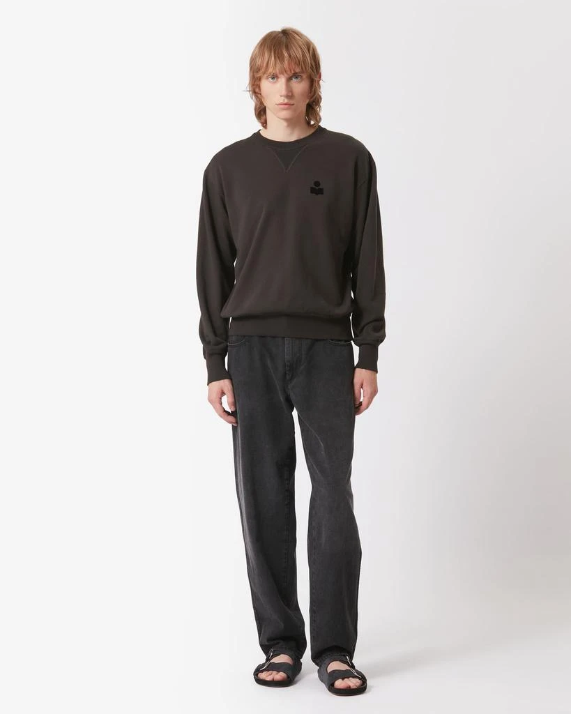 Isabel Marant ISABEL MARANT, MIKE LOGO COTTON SWEATSHIRT - Men - Grey - L 1