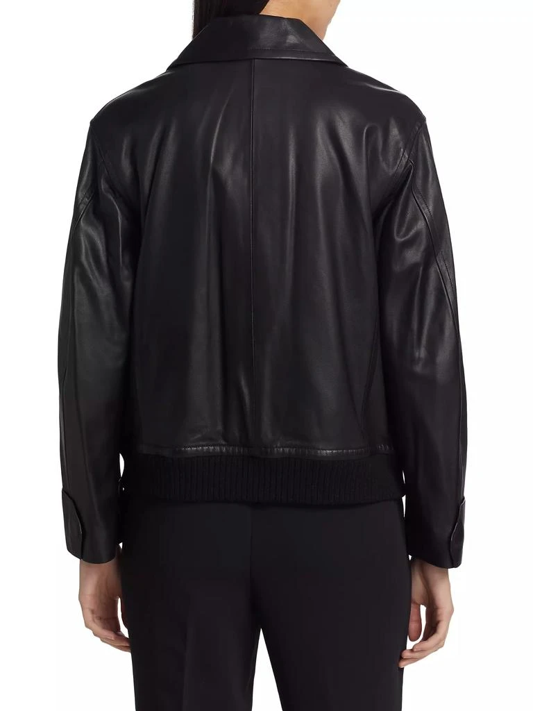 Vince Leather Bomber Jacket 5
