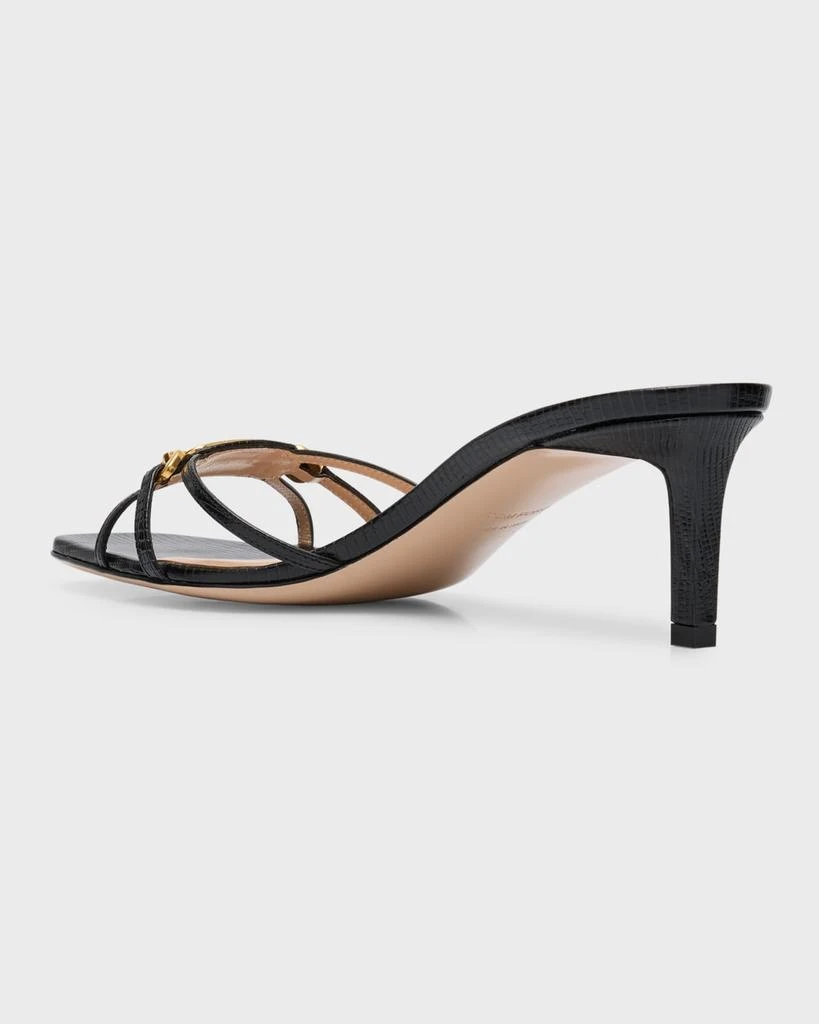 Tom Ford Whitney Embossed Chain Mule Sandals 4