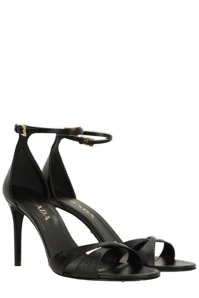 Prada Prada Round-Toe High-Heeled Sandals 2