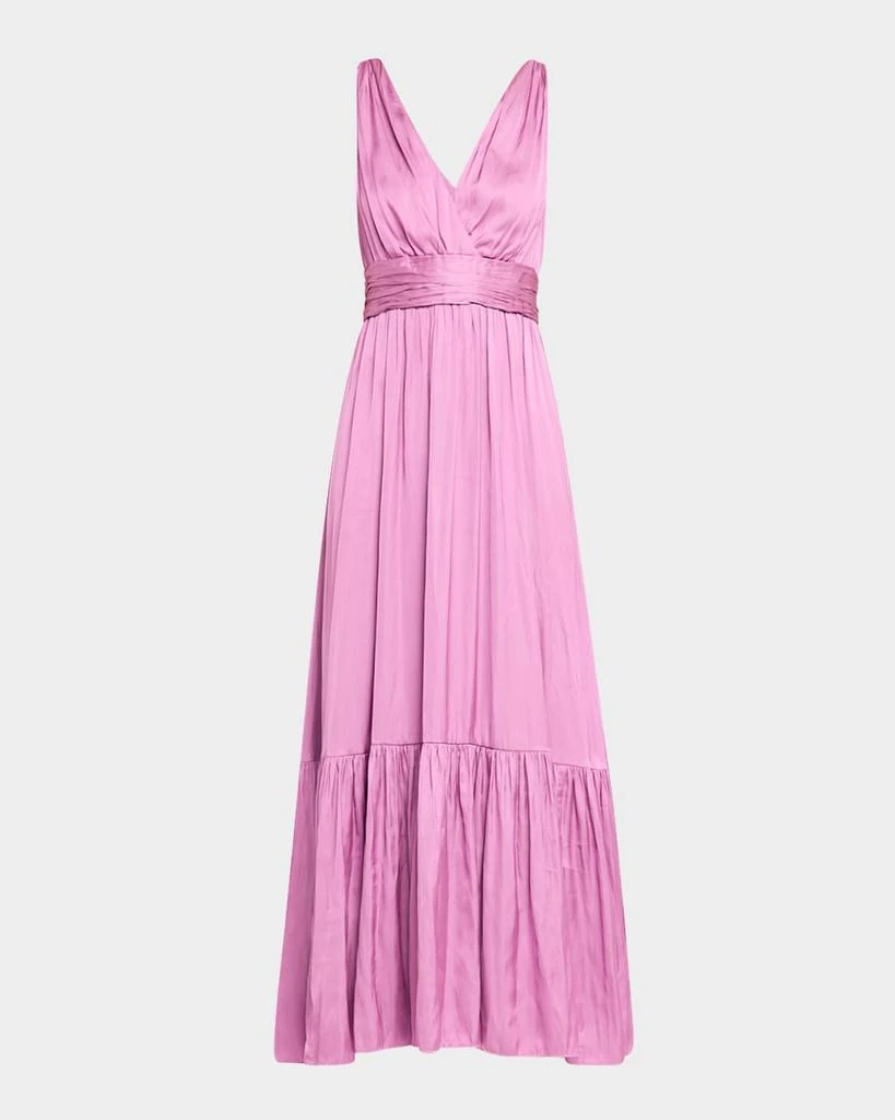 Kobi Halperin Ashton Sleeveless Ruched Maxi Dress 1