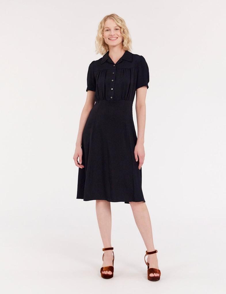 INES DE LA FRESSANGE PARIS Angèle navy blue dress