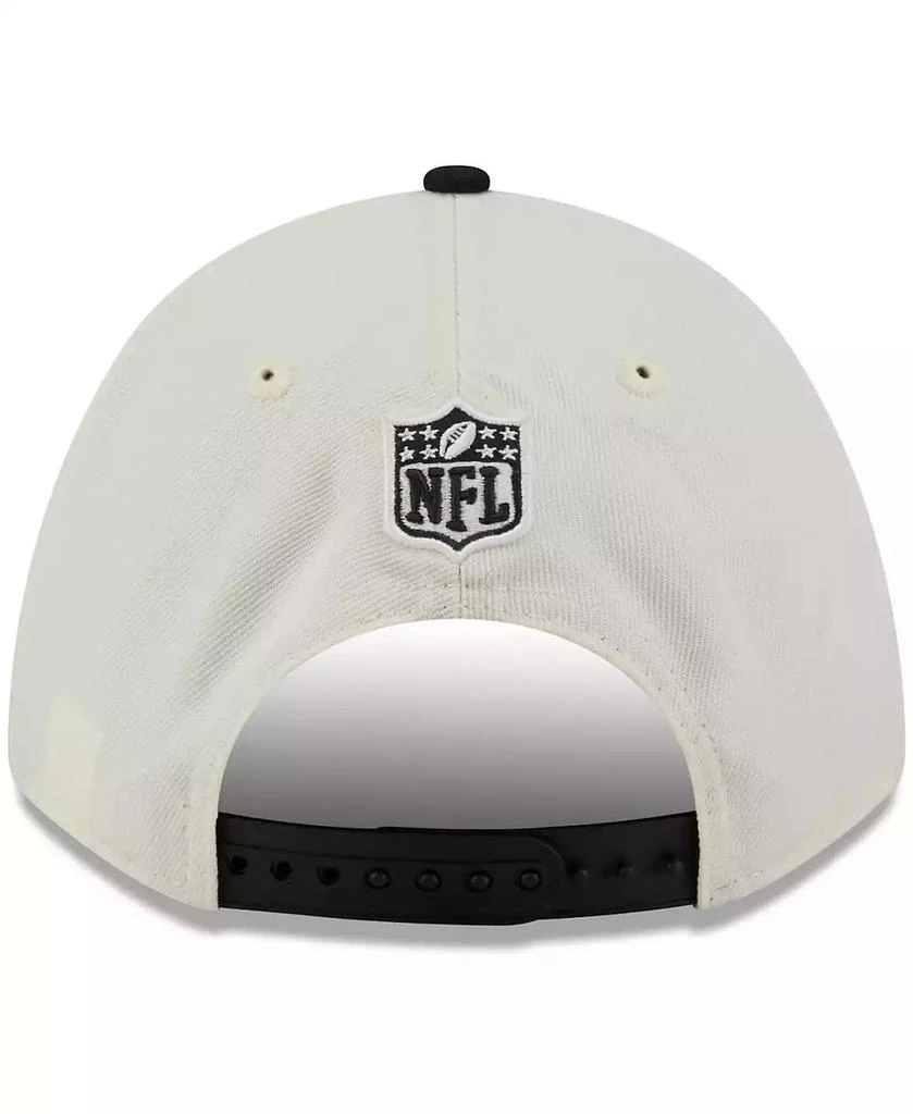 New Era Men's Cream/Black Cincinnati Bengals 2025 NFL Draft 9FORTY A-Frame M-Crown Adjustable Hat 4