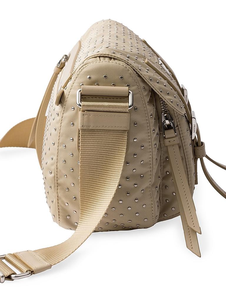 Prada Re-Nylon Shoulder Bag with Studs - Fashion Accessories Prada Re-Nylon Shoulder Bag with Studs - Fashion Accessories