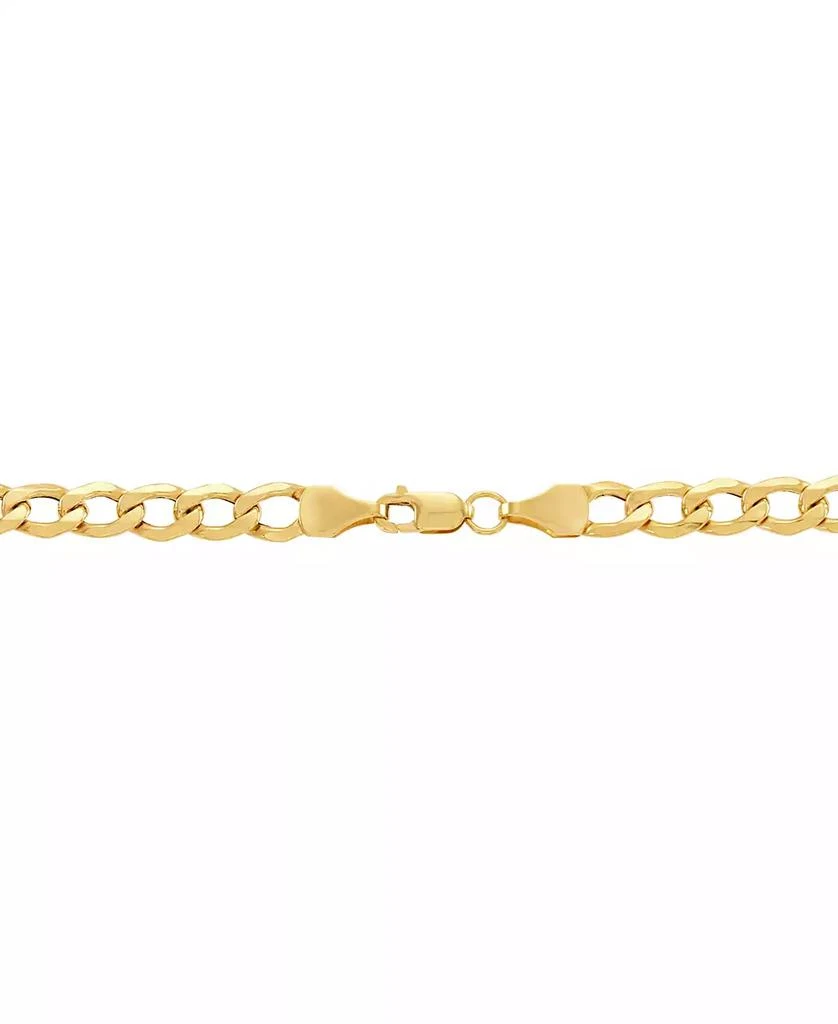 Italian Gold 20" Curb Link Chain Necklace (5mm) in 14k Gold 2