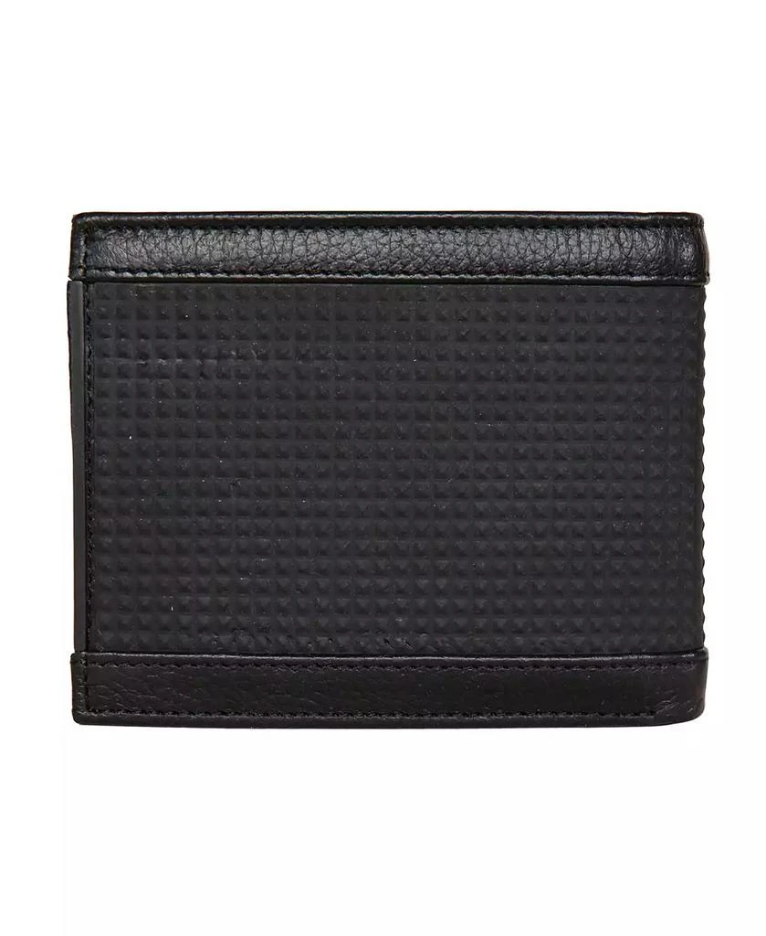 Nautica Men's Logo Rubber Leather Bifold Wallet 2