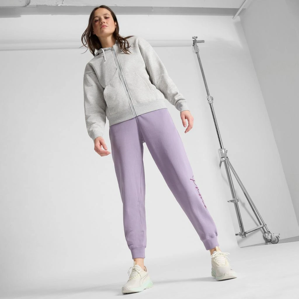 Puma PUMA Women's Essentials Small No. 1 Logo Fleece Comfort Full-Zip Hoodie 5