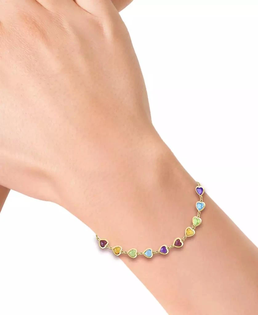 Effy Multi-Gemstone (5-5/8 ct. t.w.) Bracelet in 14k Yellow Gold Over Silver 3