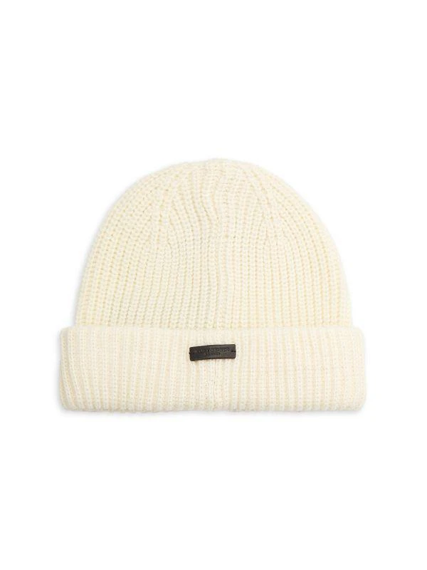 Kurt Geiger Faux Crystal Embellished Ribbed Beanie 2