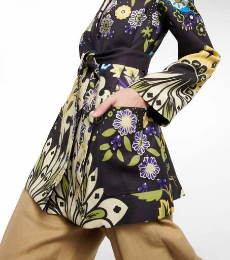 ETRO Paisley belted blazer 5