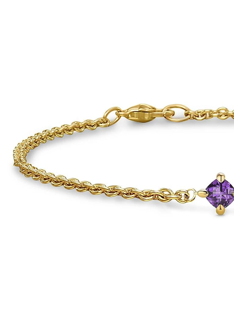 David Yurman Micro Chatelaine Chain Bracelet in 18K Yellow Gold 6