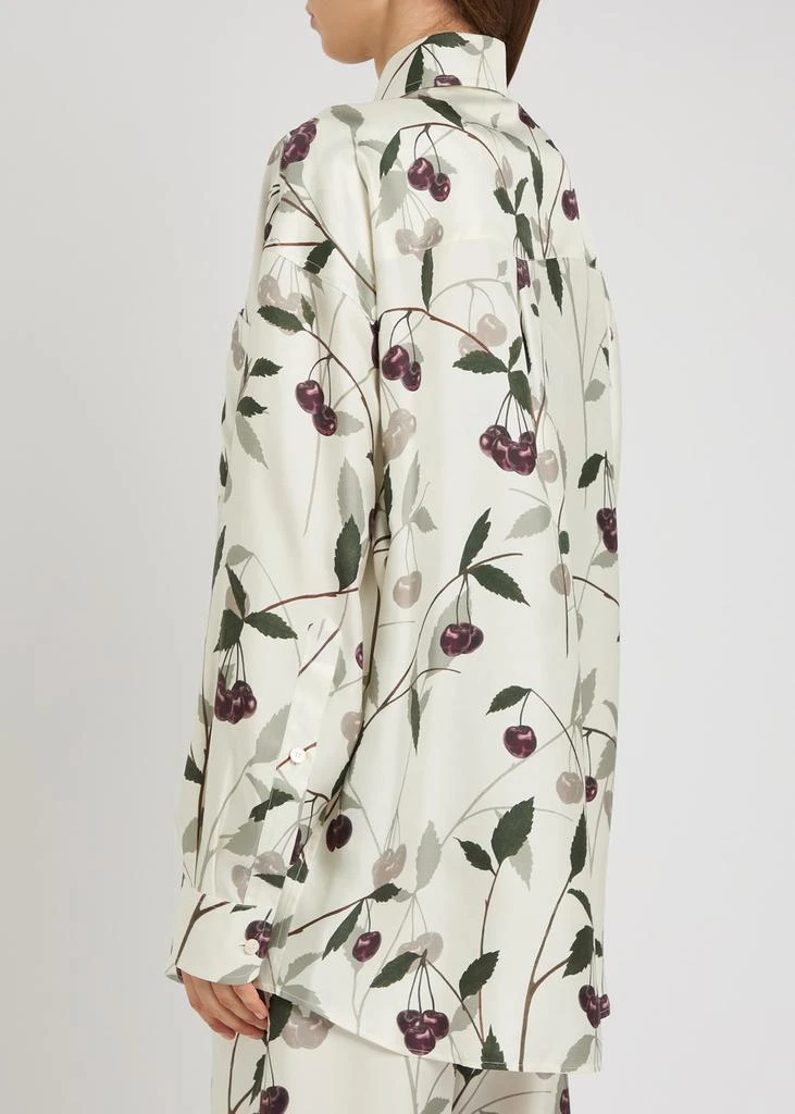 Stella McCartney Cherry-print silk shirt 3