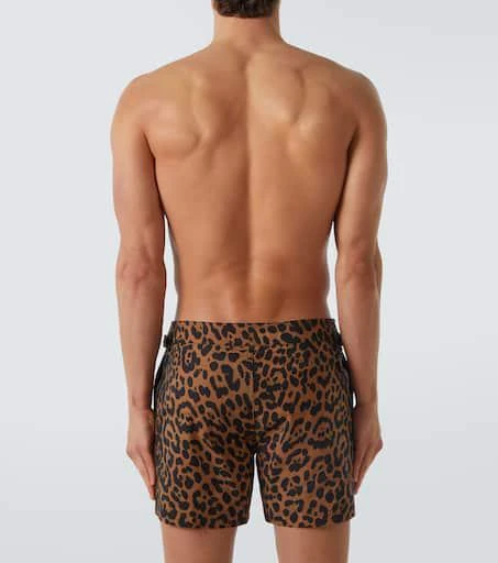 Tom Ford Leopard-print swim trunks 3
