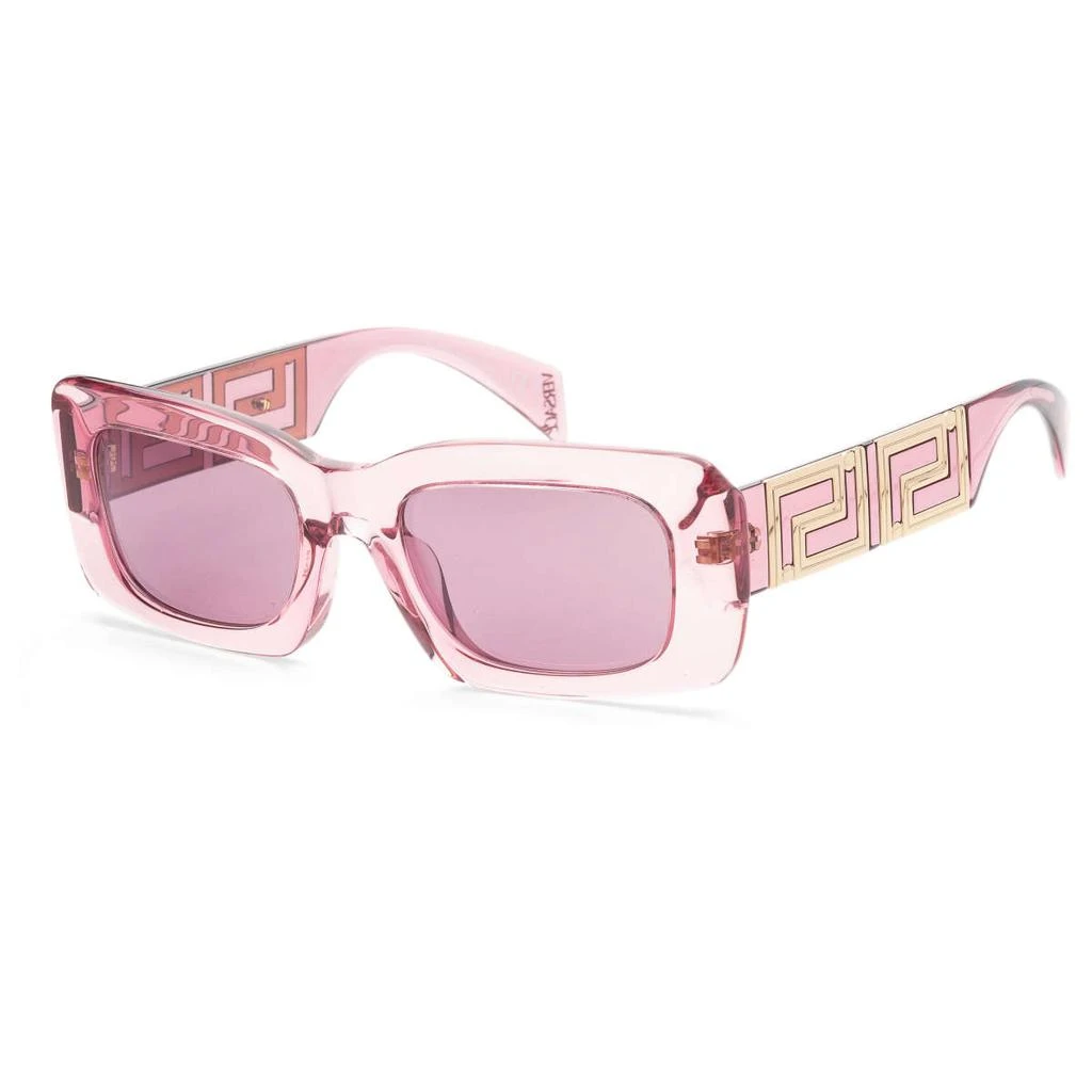Versace Versace Women's Pink Rectangular Sunglasses 1
