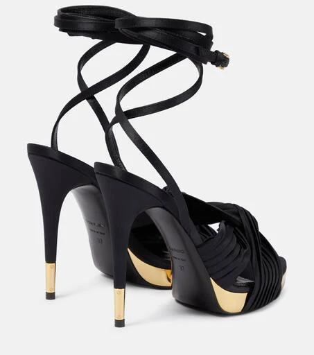 Tom Ford Satin platform sandals 3