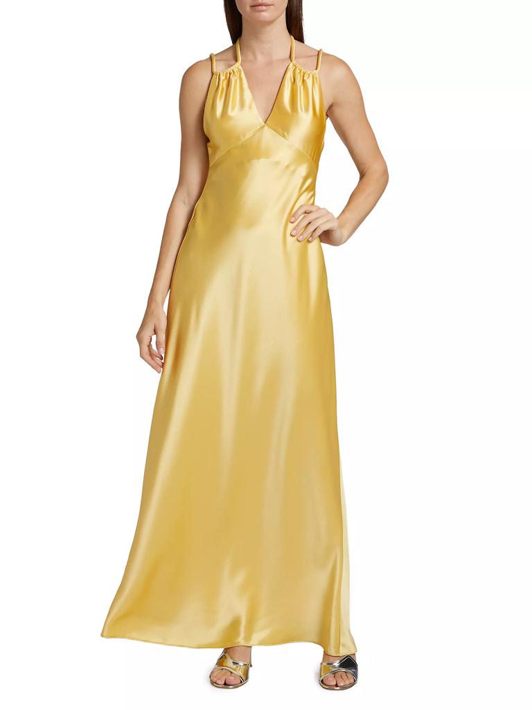 Acler Woodlake Satin Maxi Dress