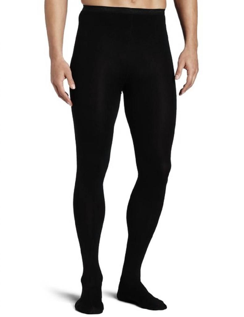 Capezio Capezio - Men's Knit Footed Tights With Back Seams