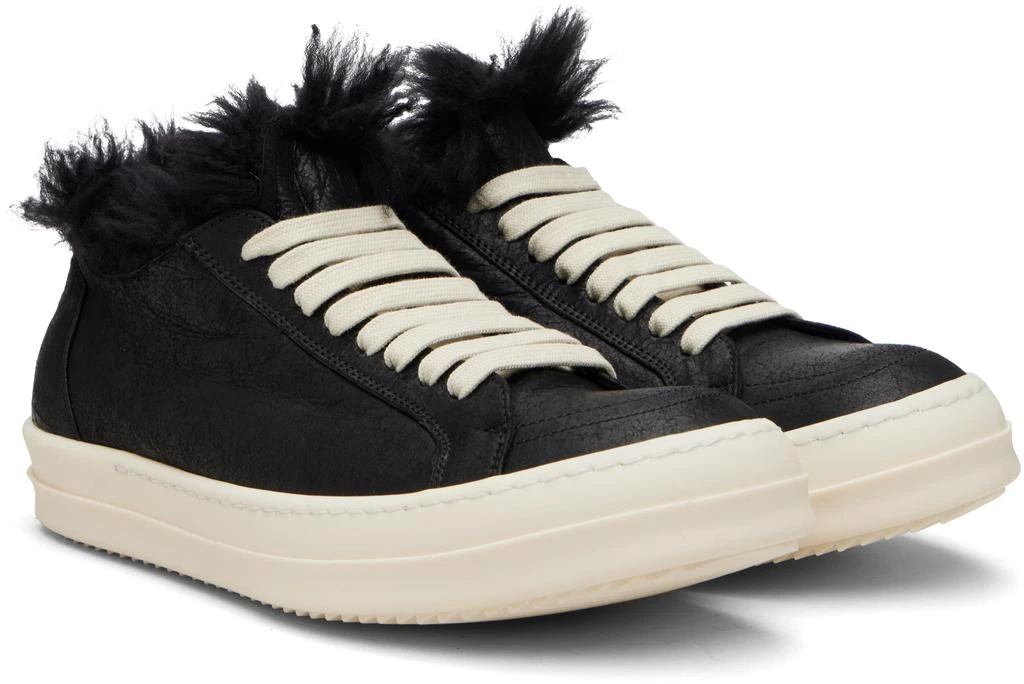 Rick Owens Black Concordians Minimal Vintage Sneaks Sneakers 4