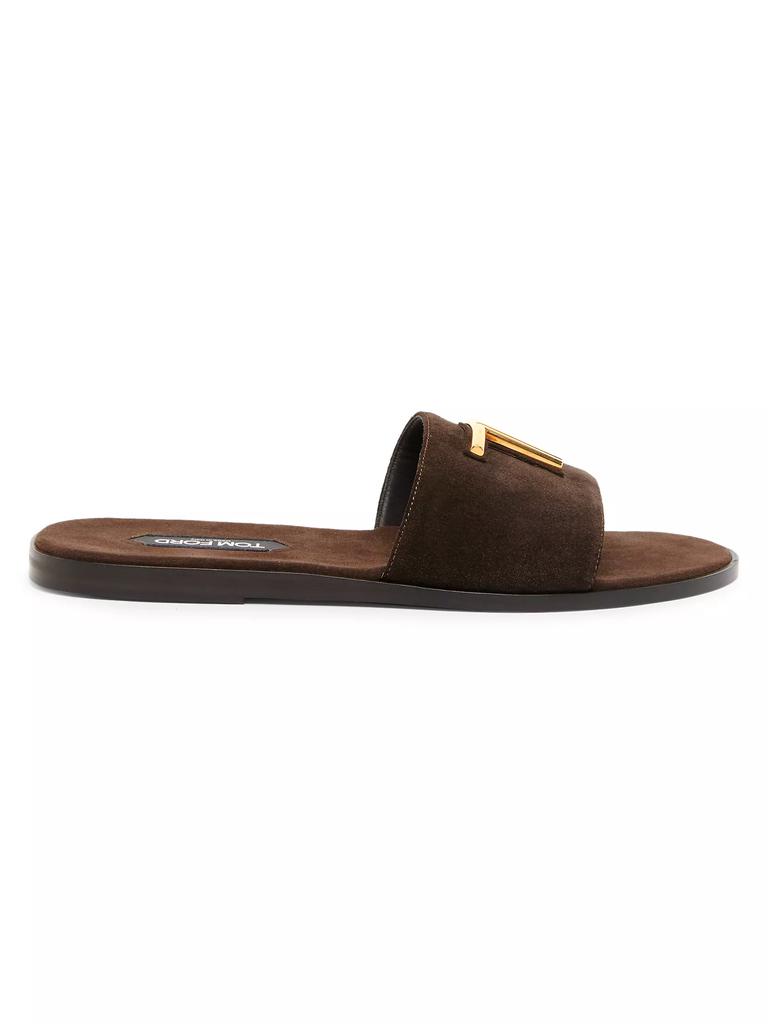 送料込/関税込■TOM FORD■Harris スエード スライド Tom Ford Harris suede slides 9 - Sandals - Free Shipping