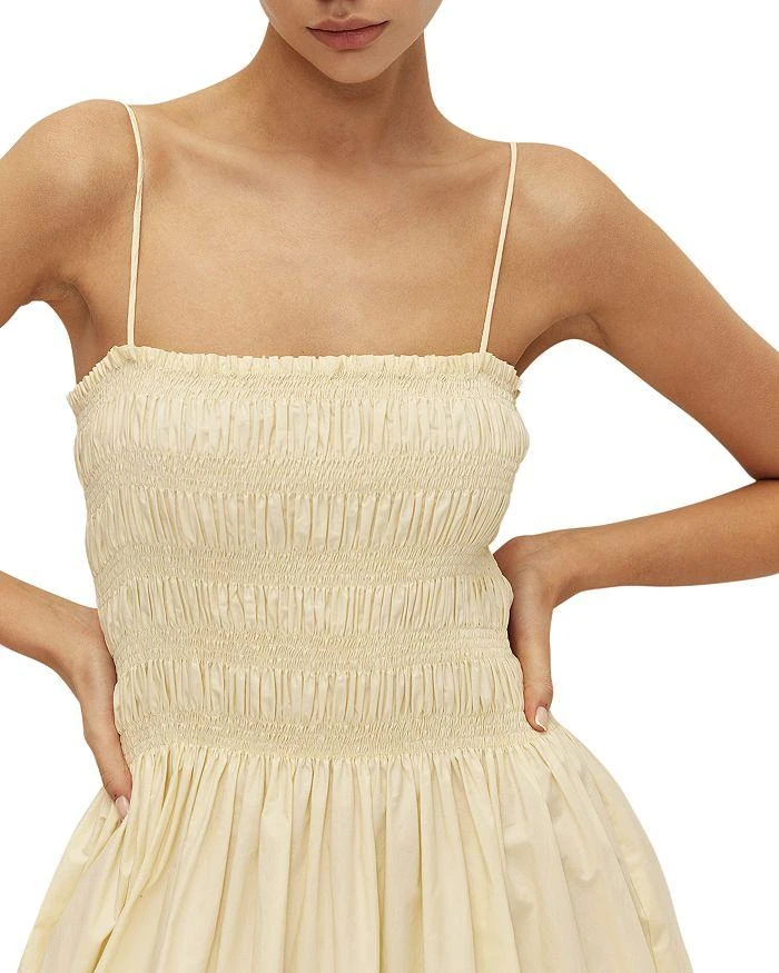 Elodie Elodie Vivian Poplin Smocked Yellow Dress 3