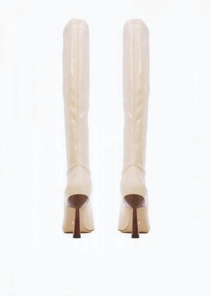 LOLA CRUZ Naf Tall Stretch Boot In Nude 2
