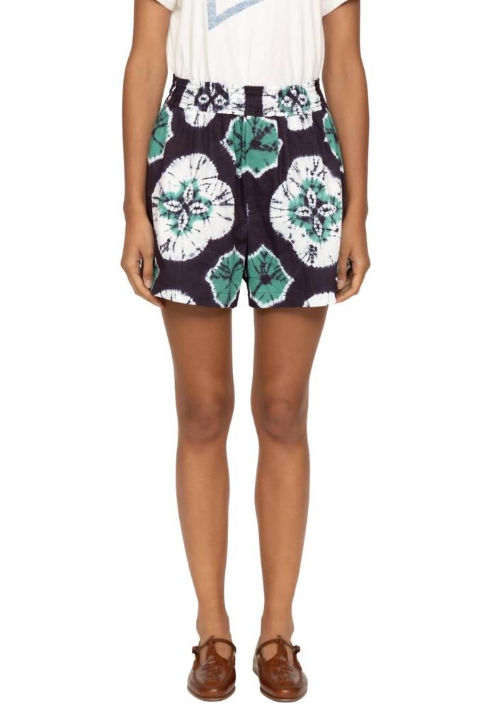 Sea Aveline Short In Teal Tie Dye