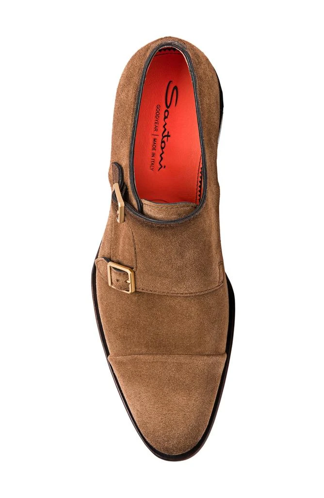 Santoni Divot Double Monk Strap Shoe 5