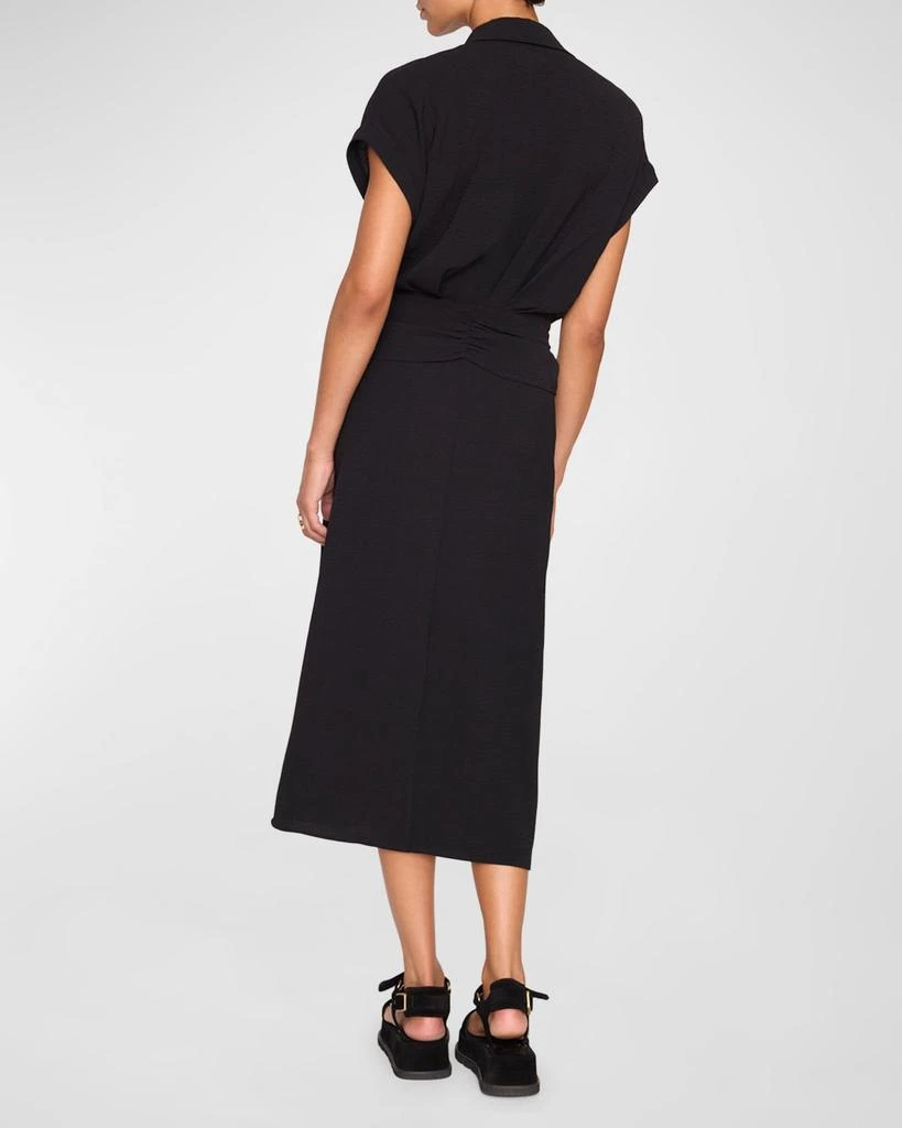 Brochu Walker Setia Dolman-Sleeve Tie-Waist Midi Shirtdress 2