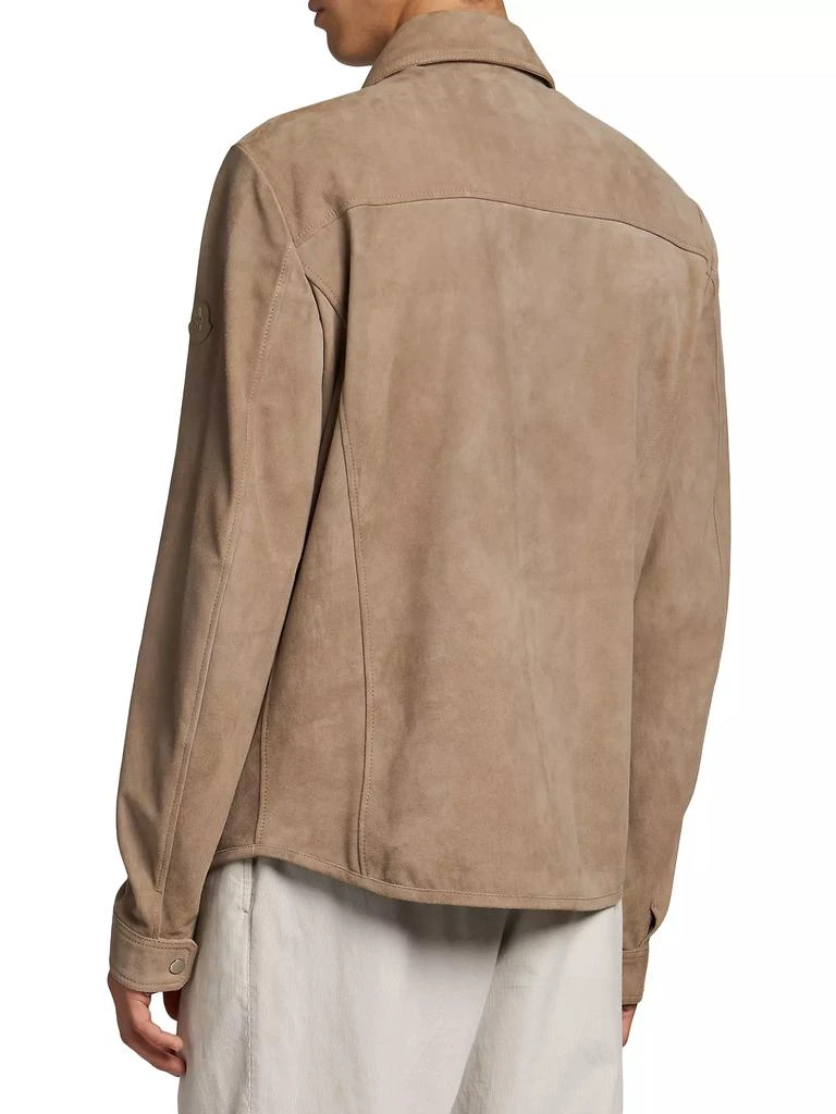 Moncler Corborant Suede Shirt Jacket 5