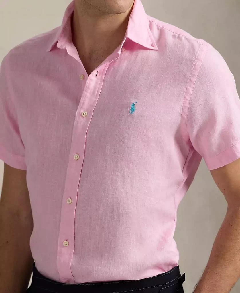 Ralph Lauren Men's Short-Sleeve Linen Button-Up 4