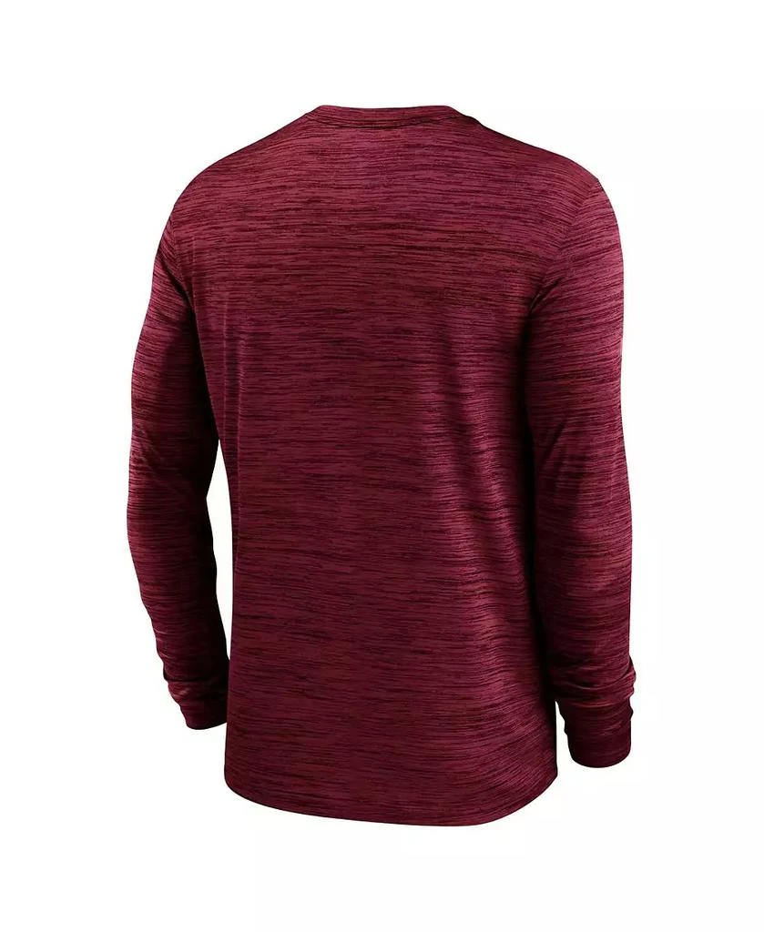 NIKE Men's Cardinal USC Trojans 2024 Sideline Velocity Performance Long Sleeve T-Shirt 2