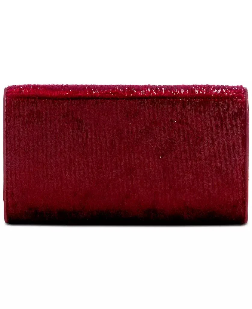 GUESS Glimmer Velvet Flap Clutch, Created For Macy's 3