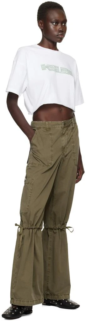 Ksubi Khaki Baggy Snap-off Cargo Pants 4