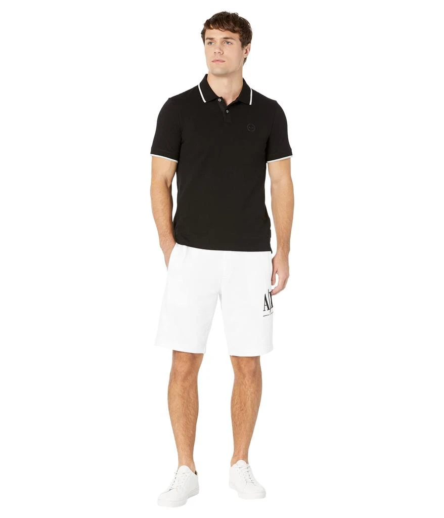 Armani Exchange Slim Fit Pique Logo Polo 4