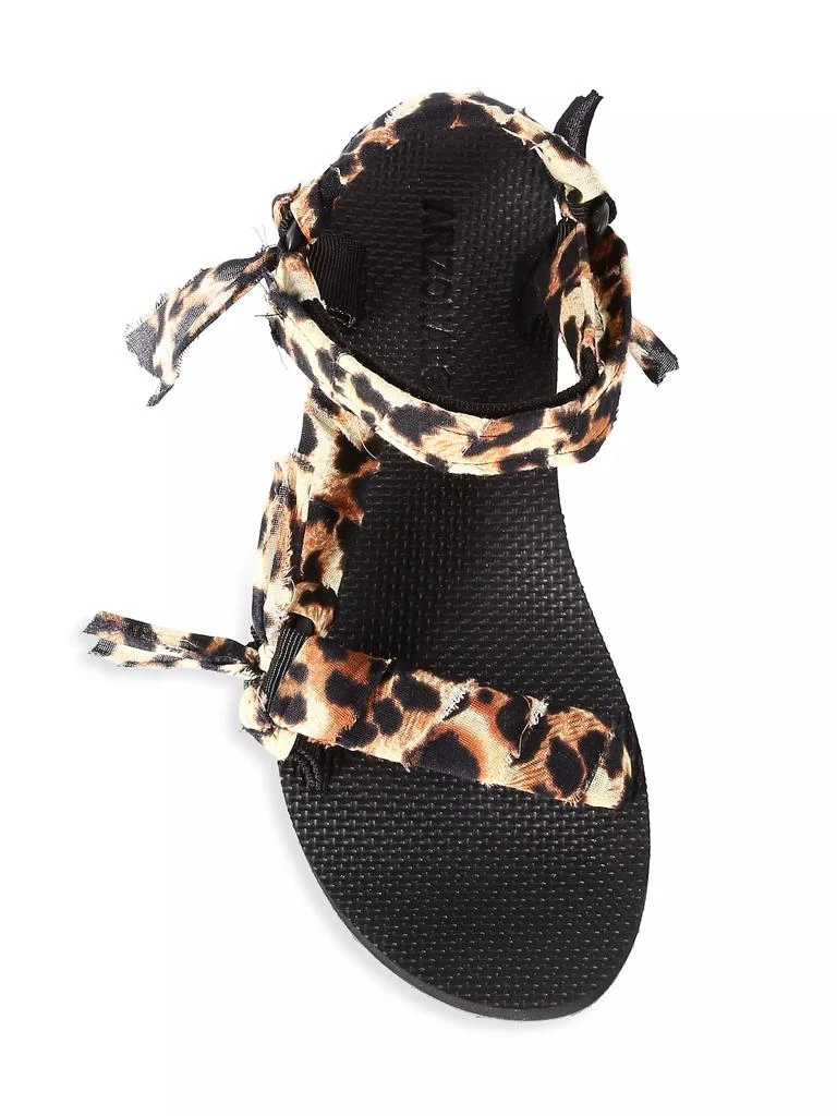 Arizona Love Trekky Leopard-Print Bandana Sport Sandals 5