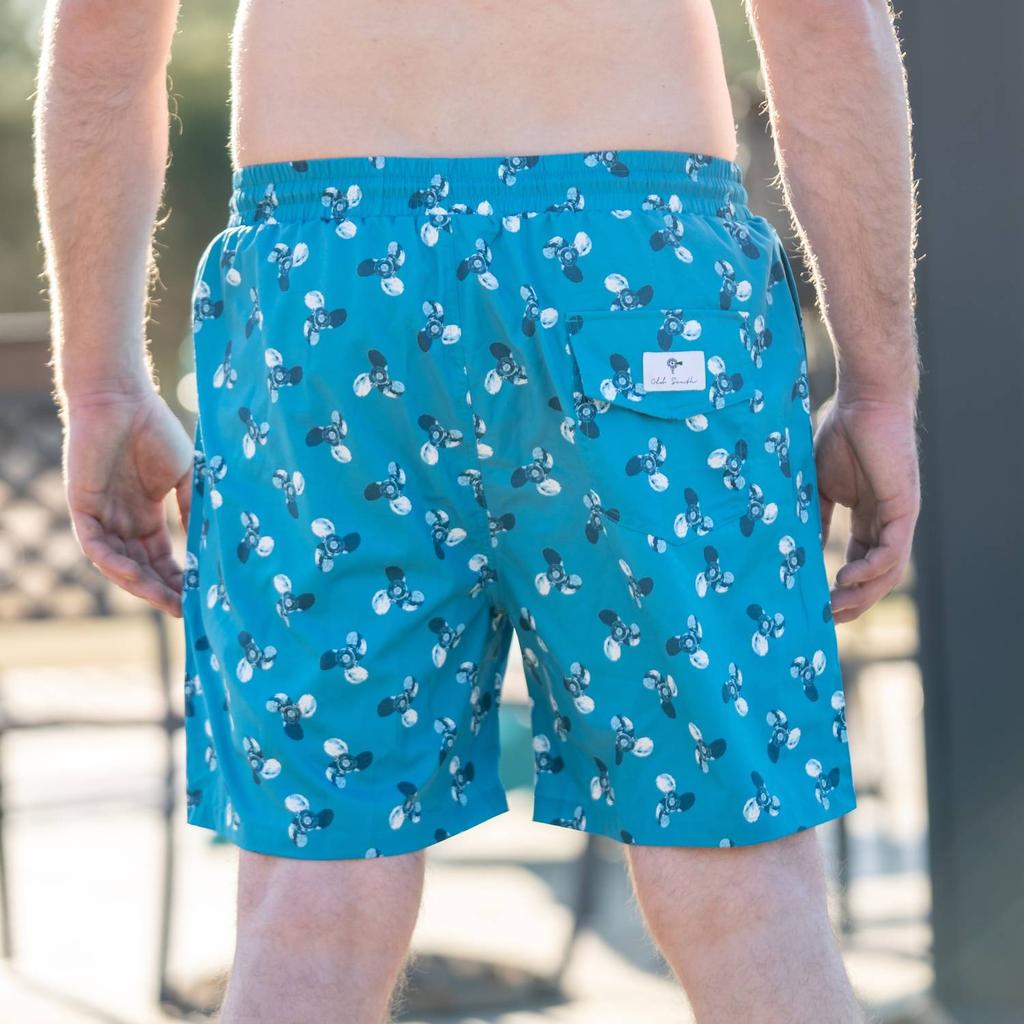 Old South Apparel Old South Apparel - Twisted Prop Lined Swim Trunks