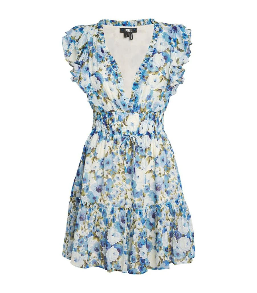 Paige Silk-Crepe Muriel Mini Dress 1