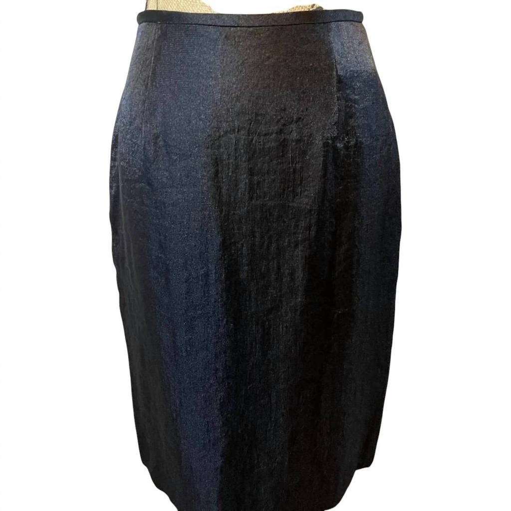 Adrianna Papell Adrianna Papell - WASHED METALLIC PENCIL SKIRT 1