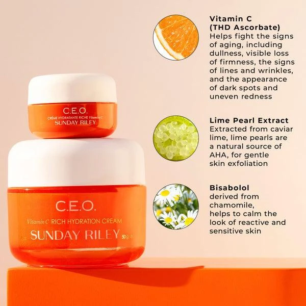 Sunday Riley Sunday Riley C.E.O. Vitamin C Rich Hydration Cream 50g 3