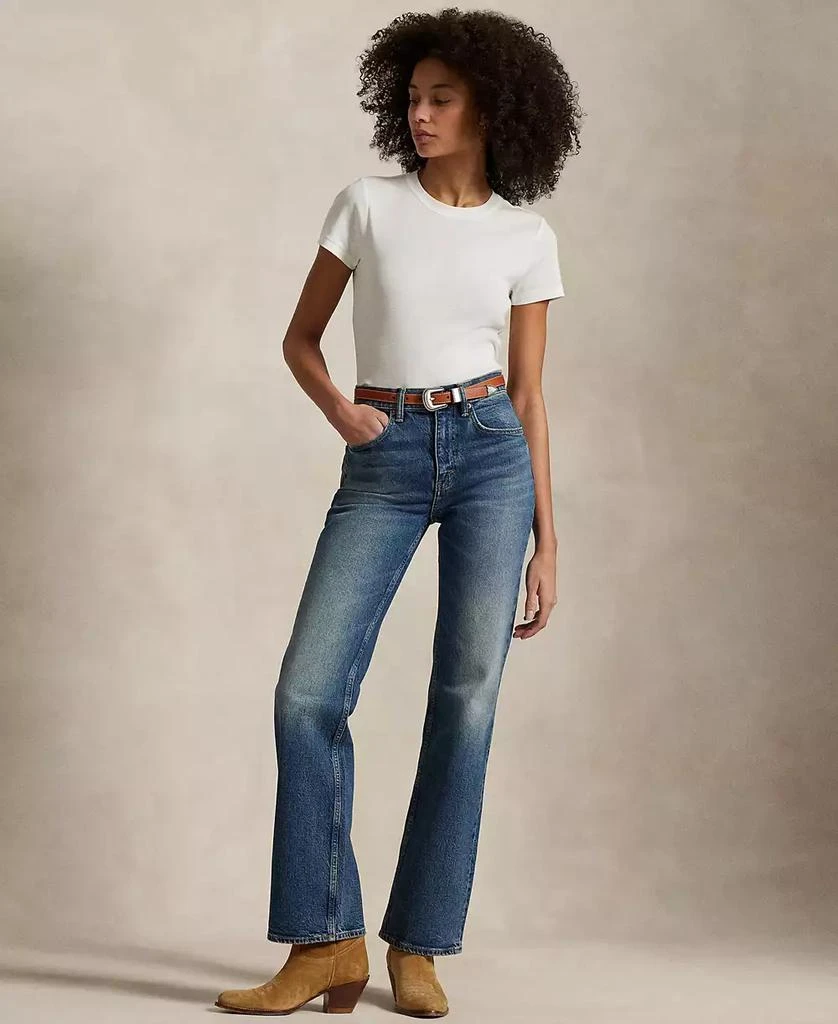 Ralph Lauren Women's Ribbed Cotton Tee 4