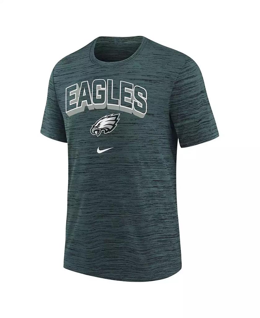 NIKE Big Boys and Girls Midnight Green Philadelphia Eagles Sideline Velocity Performance T-Shirt