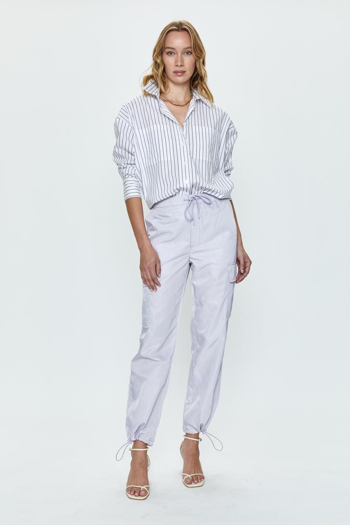 Pistola Denim Jade Cargo Trouser - Lilac Mist
