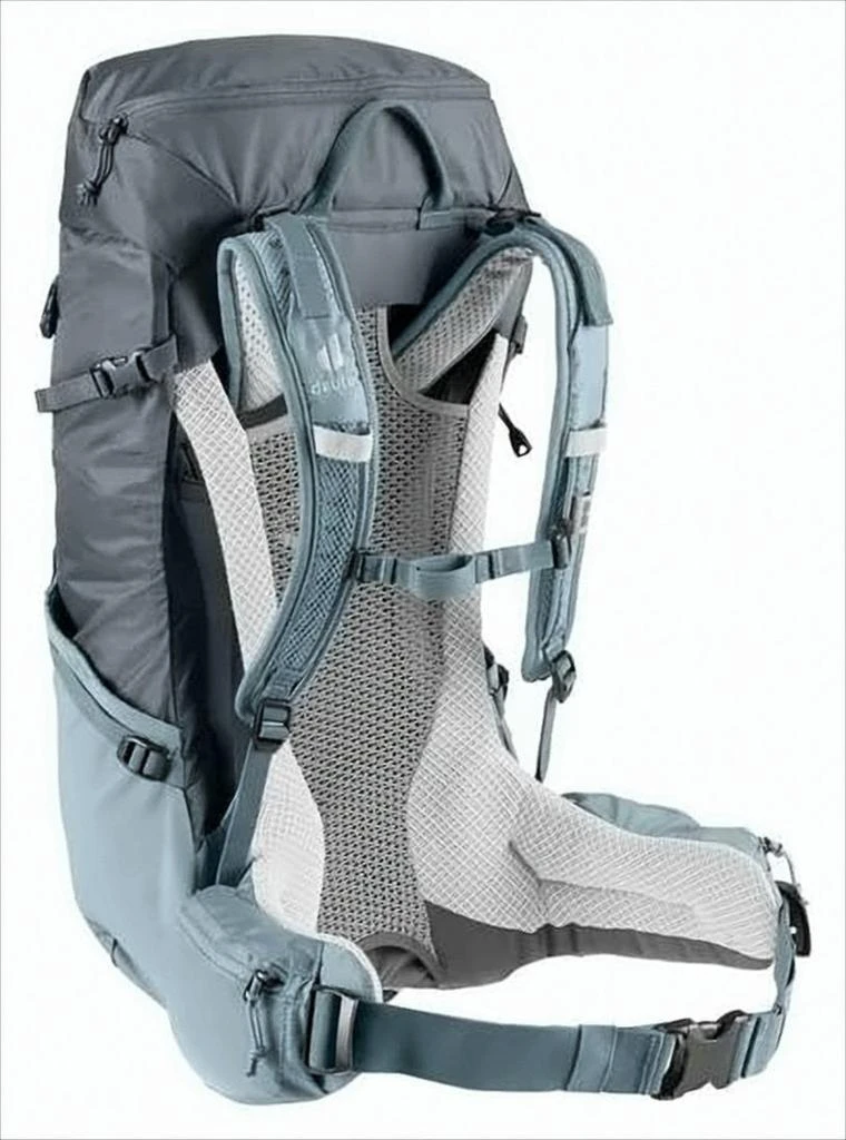 Deuter Structured Grey Backpack With Adjustable Padded Straps 2