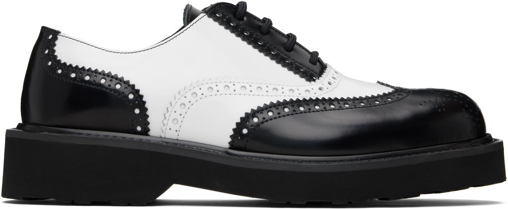 Kenzo Black & White Kenzo Paris 'KENZO Ukio' Brogue Oxfords